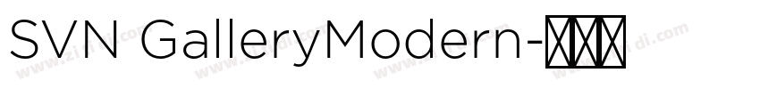 SVN GalleryModern字体转换